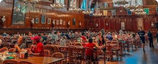Harvard Annenberg dining hall